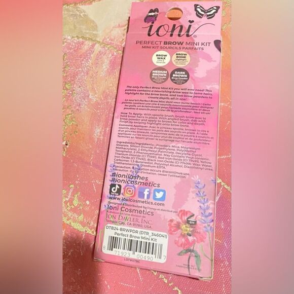 🛍️ Ioni Perfect Brow Mini Kit Sourcils Parfaits All in one Eye Eyebrow 👁️kit💥 - Picture 2 of 9